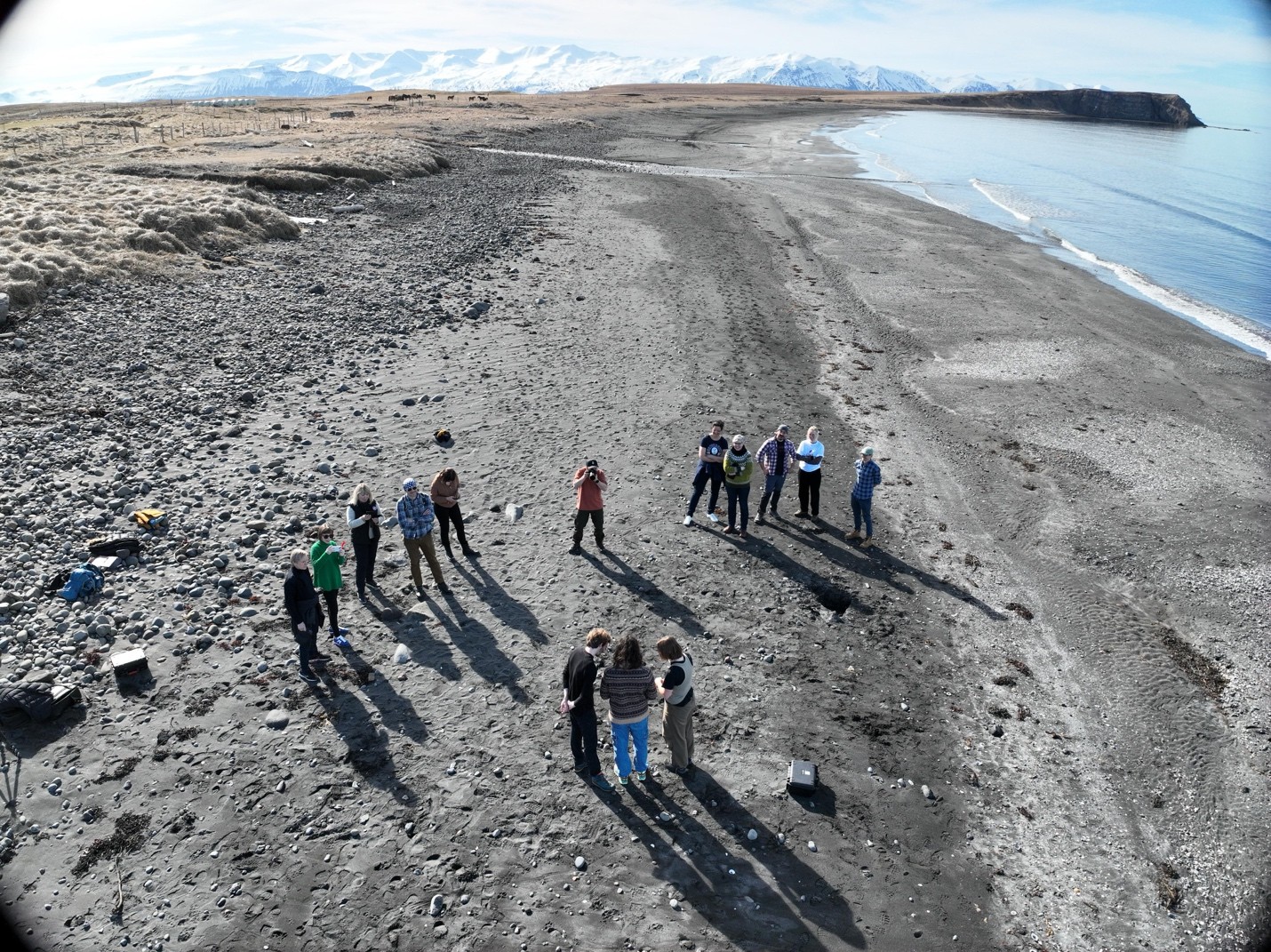 Drone flying near Húsavík. Photo credit Marco Lonero