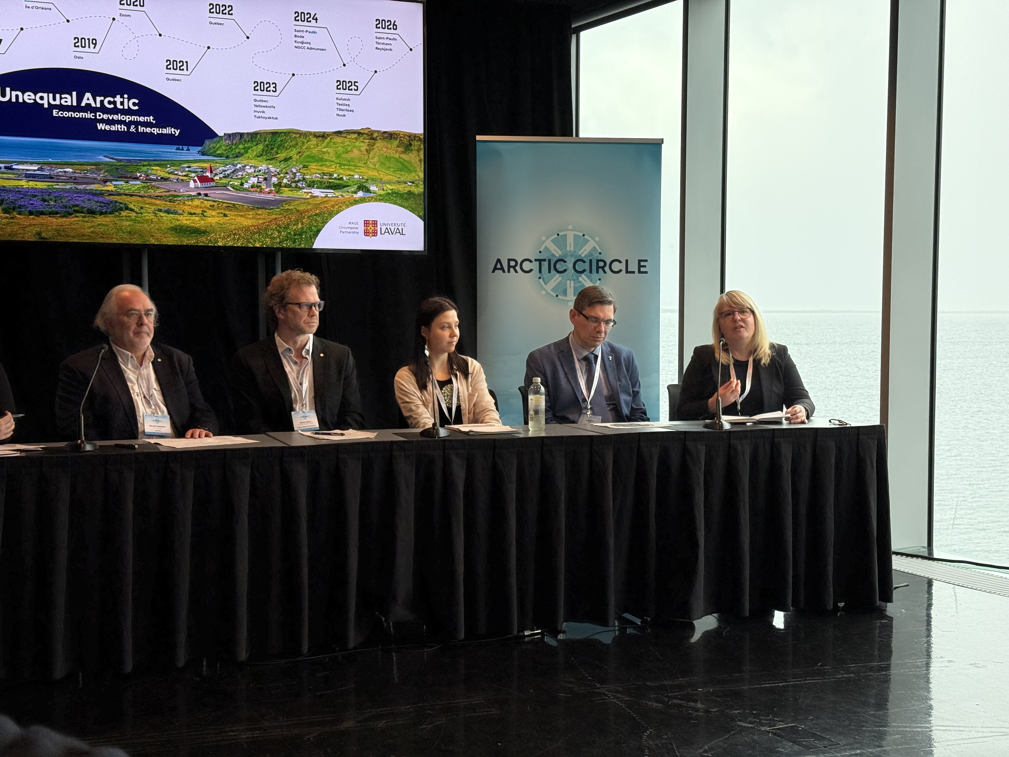 Joan in the session An Unequal Arctic: Economic Development, Wealth & Inequality