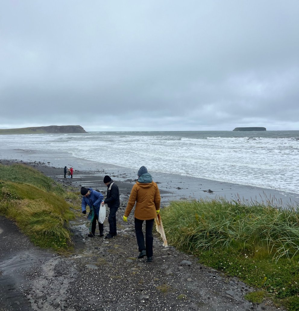 ICEBERG fieldwork, August 2024 - Höfðagerðissandur Beach. Photo: Helga Númadóttir