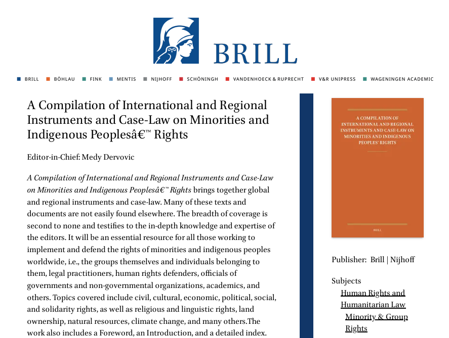 A Compilation of International and Regional Instruments and Case-Law on Minorities and Indigenous Pe&hellip;
