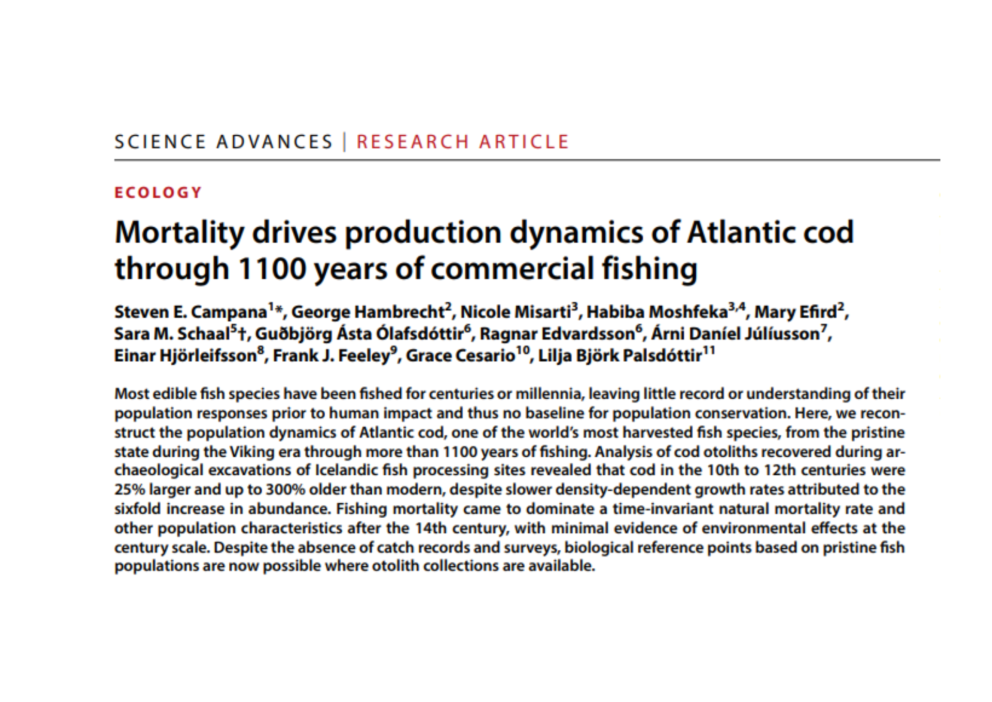 New Article Co-Authored by Árni Daníel Júlíusson