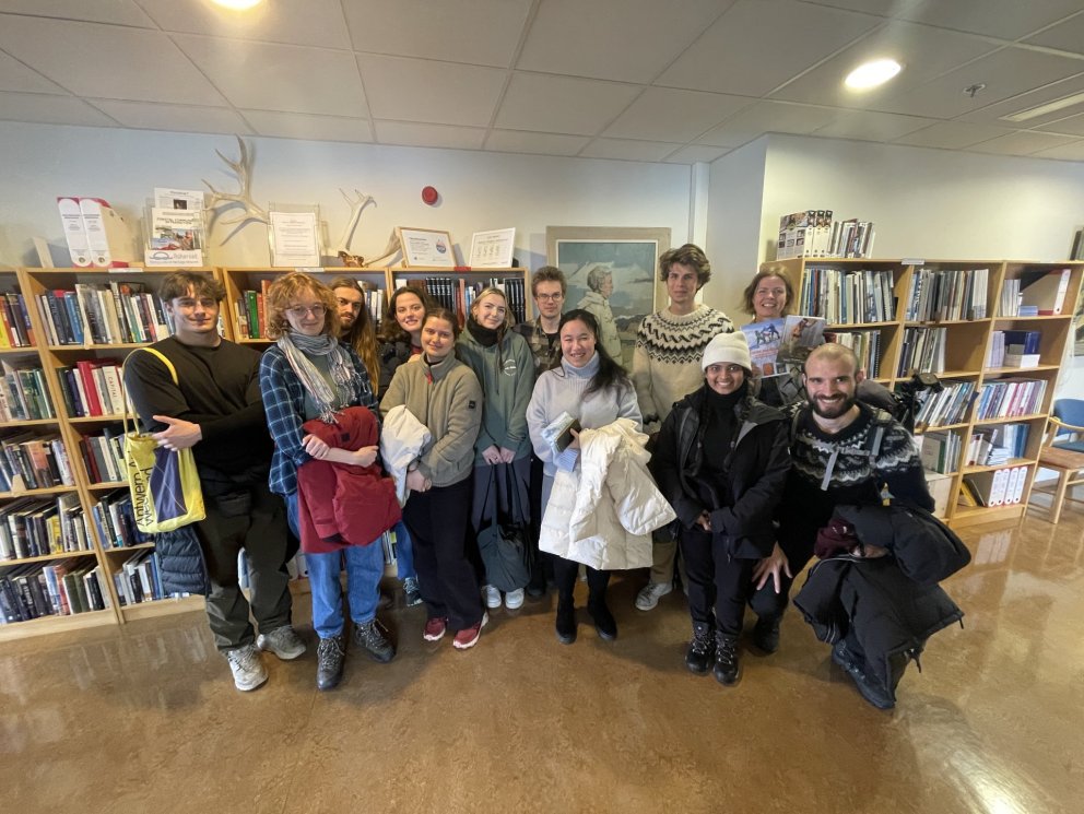 Visit from Arctic Forum Students