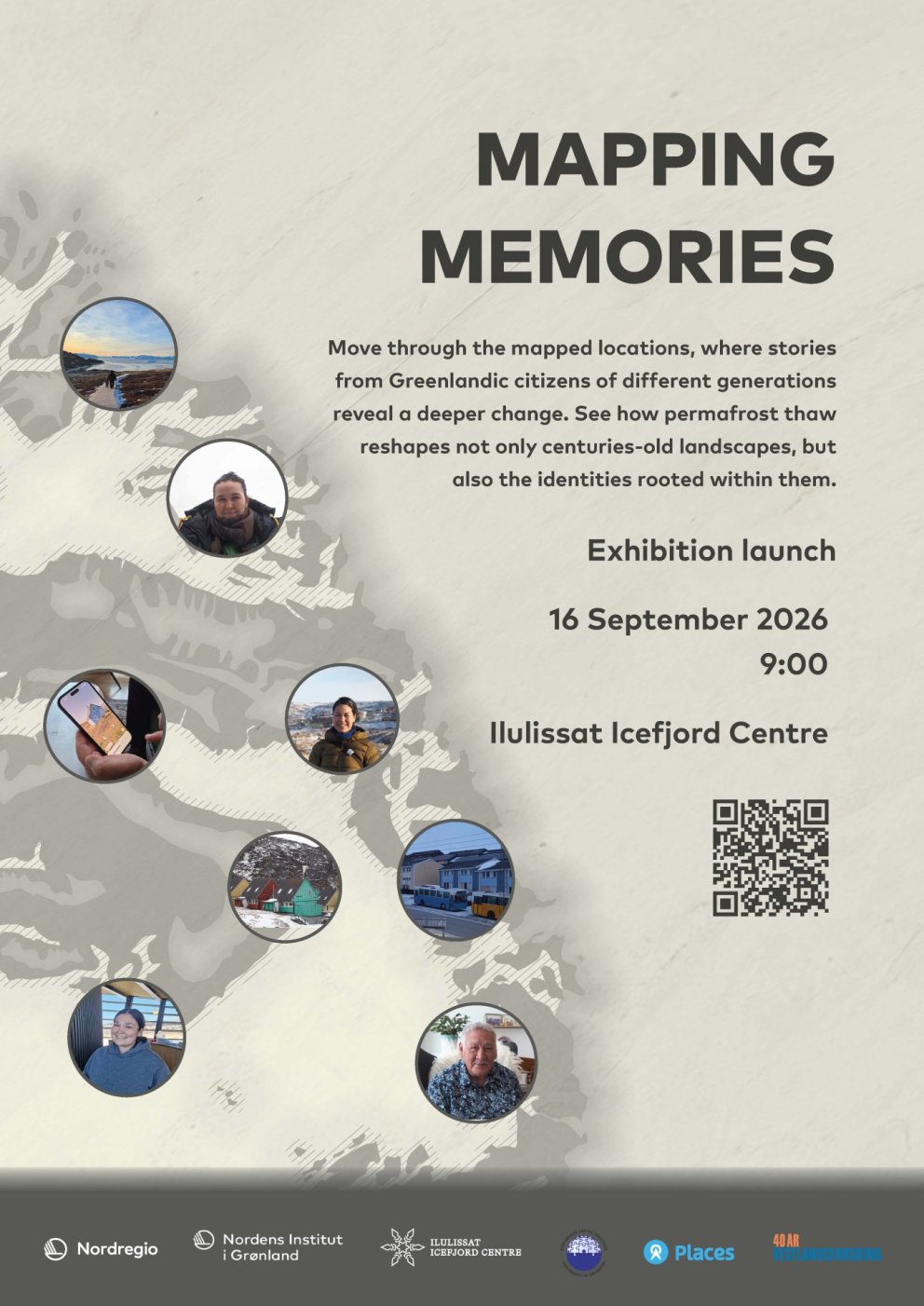 Sýningaropnun 16. September: Mapping Memories í Ilulissat