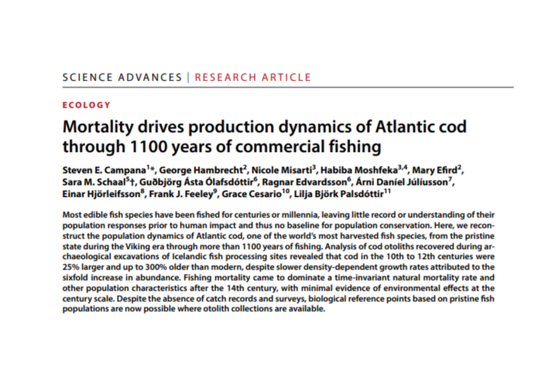 New Article Co-Authored by Árni Daníel Júlíusson