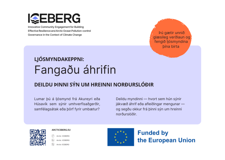 Skilafrestur 30. júní: Ljósmyndakeppni ICEBERG